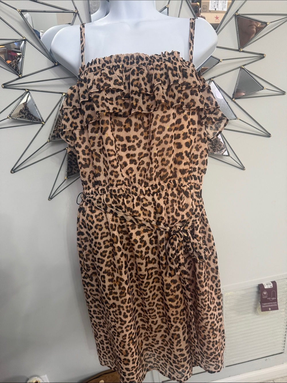 INC International Concepts Leopard Print Sundress New with Tags.‎ size L